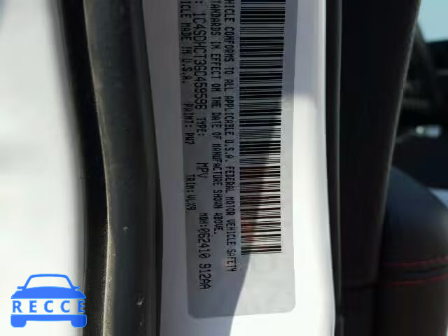 2016 DODGE DURANGO 1C4SDHCT3GC459596 image 9