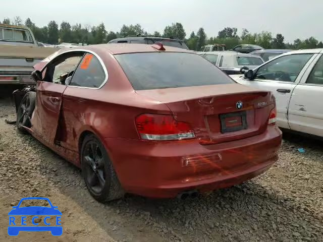 2008 BMW 128 WBAUP73568VF08436 image 2