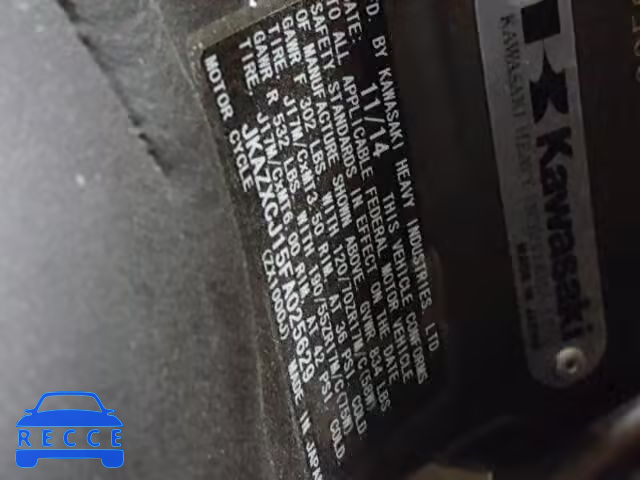 2015 KAWASAKI ZX1000 JKAZXCJ15FA025629 image 9