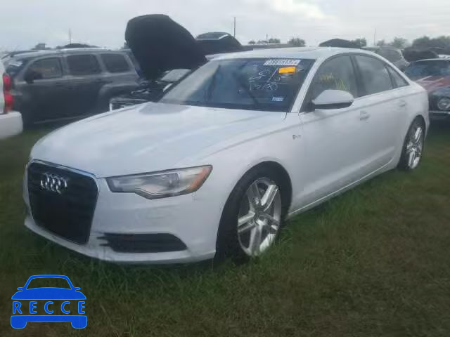 2014 AUDI A6 WAUFGAFC7EN070230 image 1