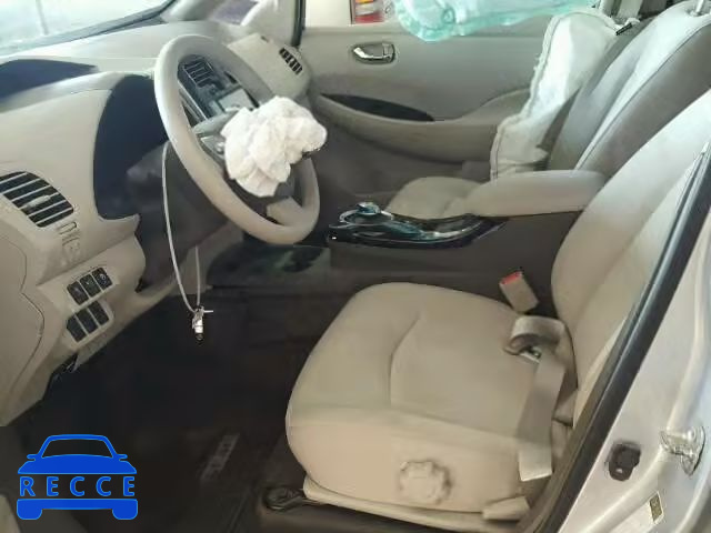 2012 NISSAN LEAF JN1AZ0CP6CT023128 зображення 4