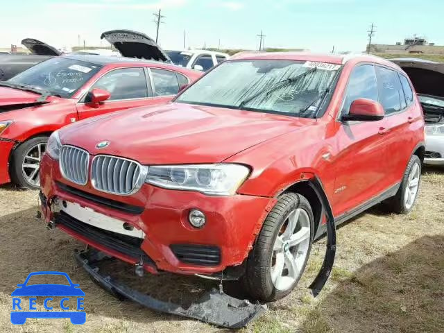 2017 BMW X3 5UXWX7C34H0U44013 image 1