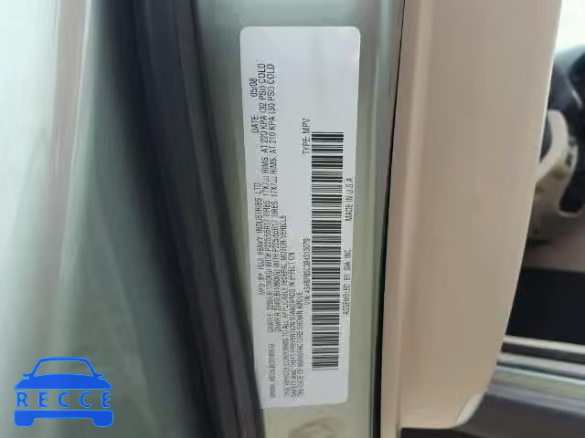 2009 SUBARU OUTBACK 3. 4S4BP85C394313079 зображення 9