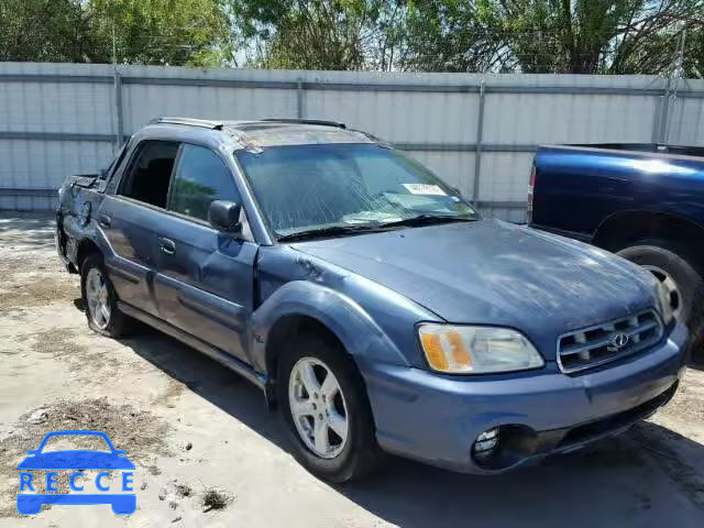 2006 SUBARU BAJA 4S4BT62C567103159 зображення 0