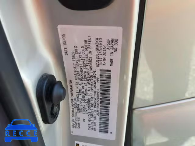 2005 LEXUS GX JTJBT20X950081903 Bild 9