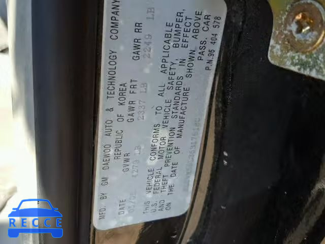 2005 SUZUKI VERONA KL5VM56L35B176180 image 9