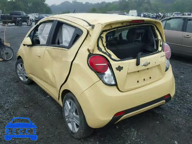 2013 CHEVROLET SPARK KL8CB6S94DC593221 зображення 2