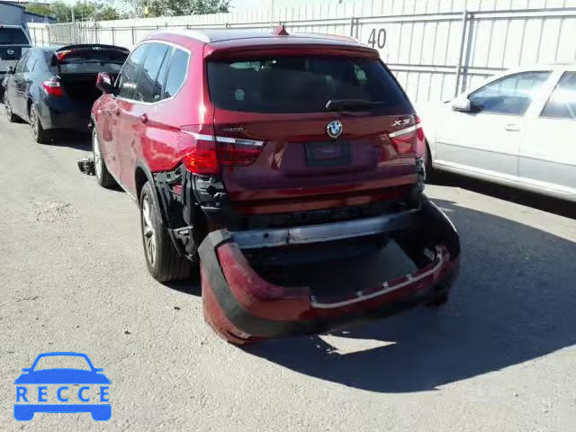 2013 BMW X3 5UXWX9C55DL873988 Bild 2