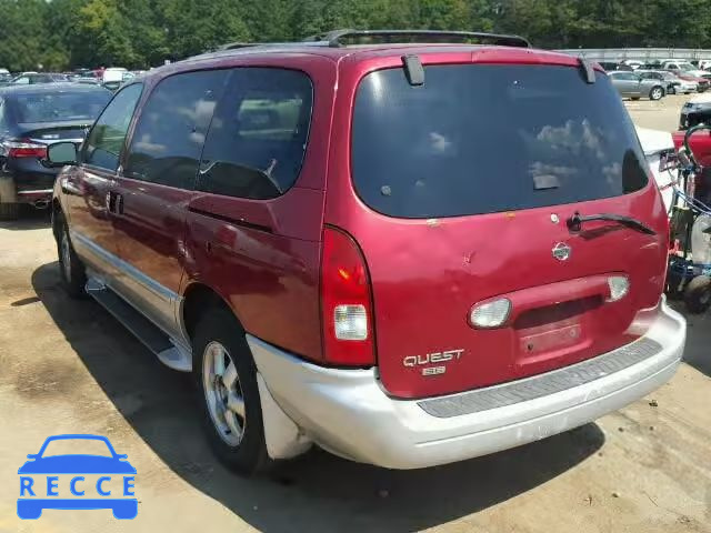 2001 NISSAN QUEST 4N2ZN16T71D825766 image 2