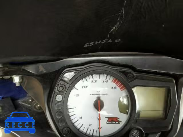 2006 SUZUKI GSX-R750 JS1GR7KAX62106689 image 7