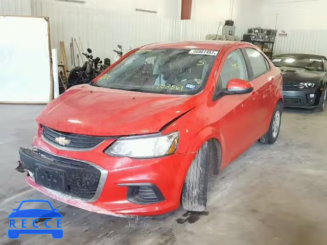 2017 CHEVROLET SONIC 1G1JB5SH1H4103567 зображення 1