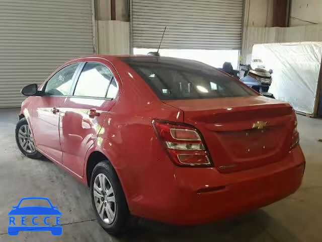 2017 CHEVROLET SONIC 1G1JB5SH1H4103567 зображення 2