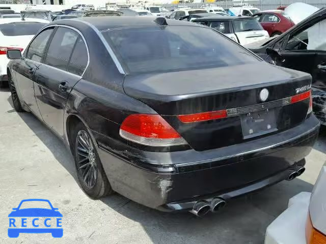 2003 BMW 745 WBAGN63413DS45417 image 2