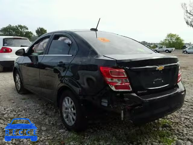 2017 CHEVROLET SONIC 1G1JD5SH4H4102973 зображення 2