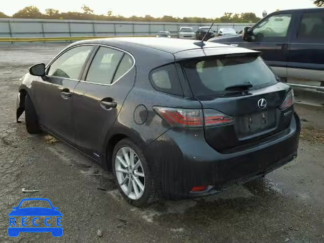 2011 LEXUS CT JTHKD5BH4B2027396 зображення 2