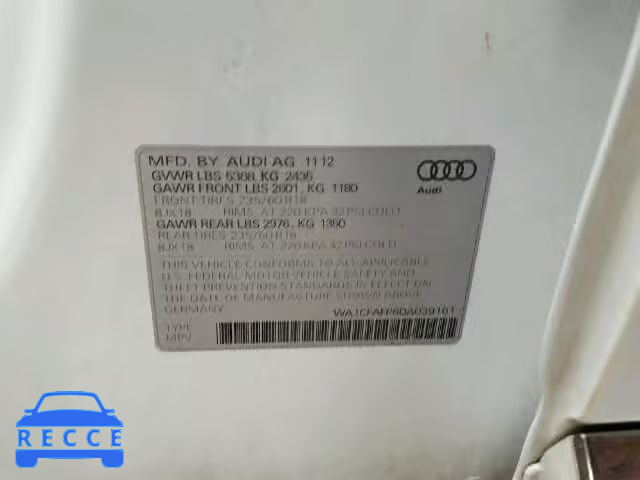 2013 AUDI Q5 WA1CFAFP8DA039161 image 9