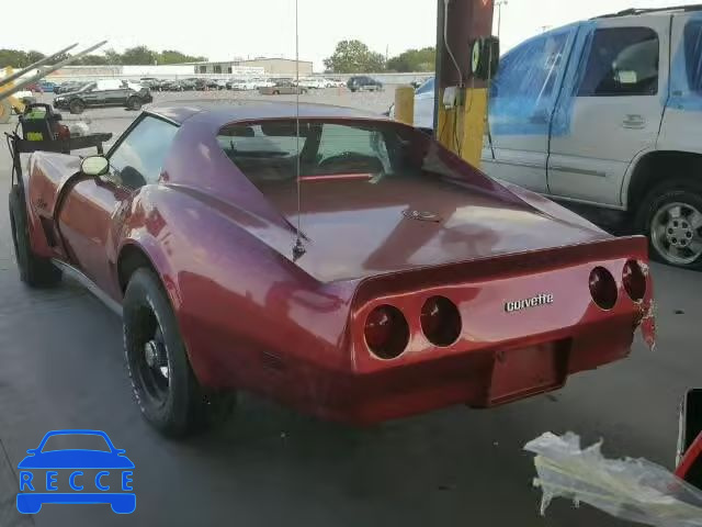 1976 CHEVROLET CORVETTE 1Z37L6S432423 image 2