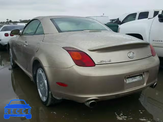 2002 LEXUS SC JTHFN48YX20015782 image 2