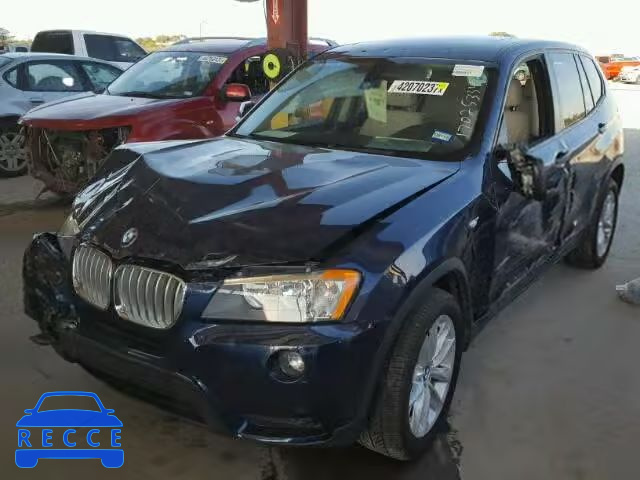 2013 BMW X3 5UXWX9C52D0A26558 image 1