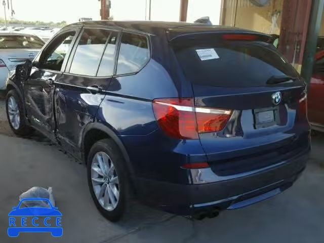 2013 BMW X3 5UXWX9C52D0A26558 Bild 2