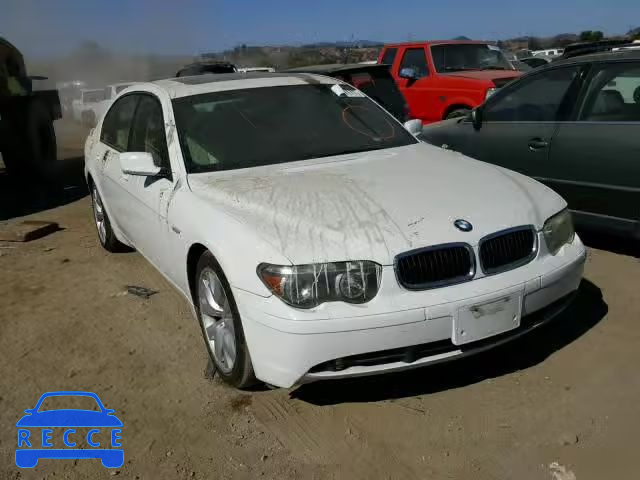 2004 BMW 745 WBAGN63494DS47000 image 0