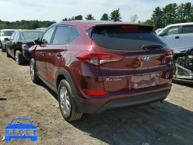 2017 HYUNDAI TUCSON SE KM8J23A47HU301723 image 2