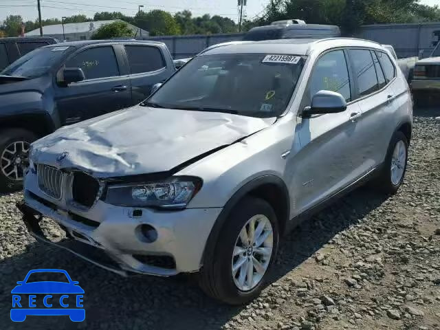 2016 BMW X3 5UXWX9C53G0D79797 Bild 1