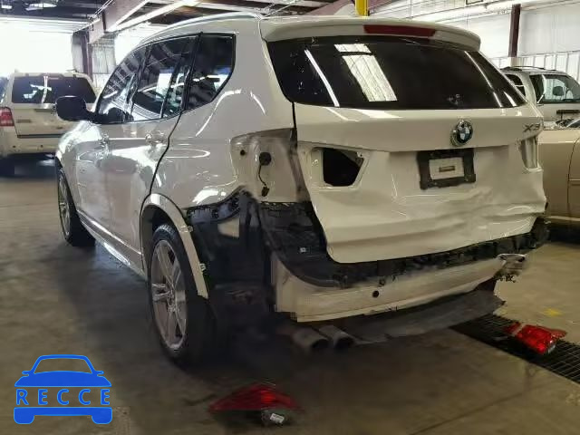 2013 BMW X3 5UXWX7C59DL981437 зображення 2