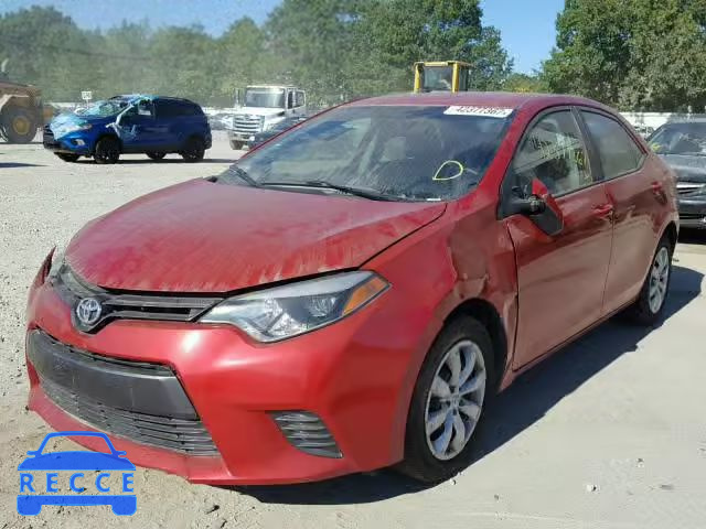 2015 TOYOTA COROLLA L 2T1BURHE1FC391837 зображення 1