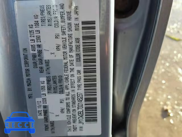 2013 MAZDA 5 JM1CW2BL7D0146237 image 9