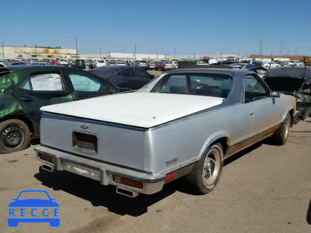 1987 CHEVROLET EL CAMINO 3GCCW80H9HS904417 image 4