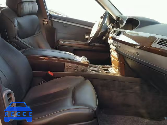 2007 BMW 750 WBAHN83537DT73060 image 4