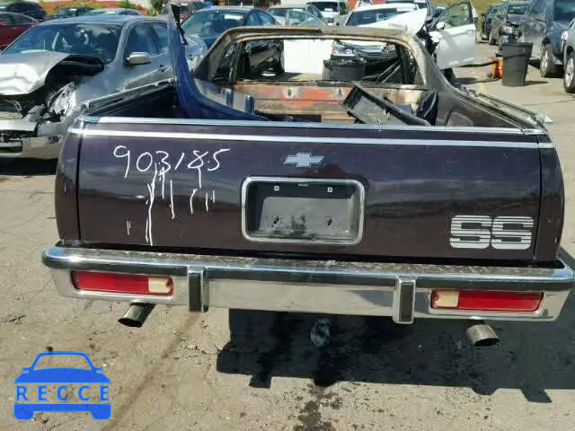 1986 CHEVROLET EL CAMINO 3GCCW80H0GS903185 зображення 9