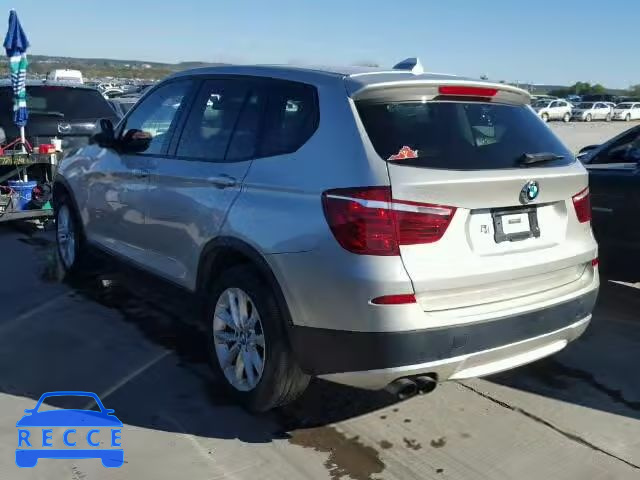 2013 BMW X3 5UXWX9C54D0A09177 зображення 2