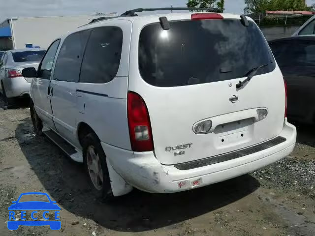 2002 NISSAN QUEST 4N2ZN16T22D801165 зображення 2