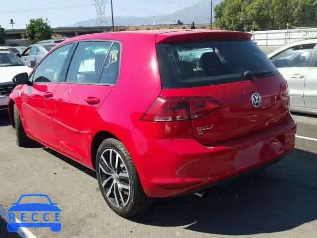 2016 VOLKSWAGEN GOLF 3VW217AU3GM048564 image 2