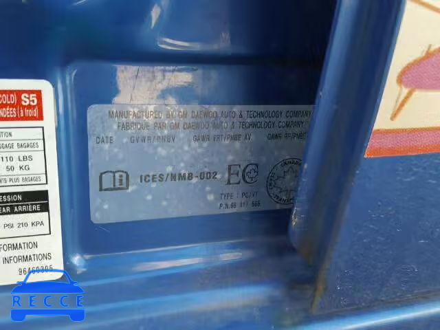 2005 PONTIAC WAVE KL2TW52615B371449 image 9
