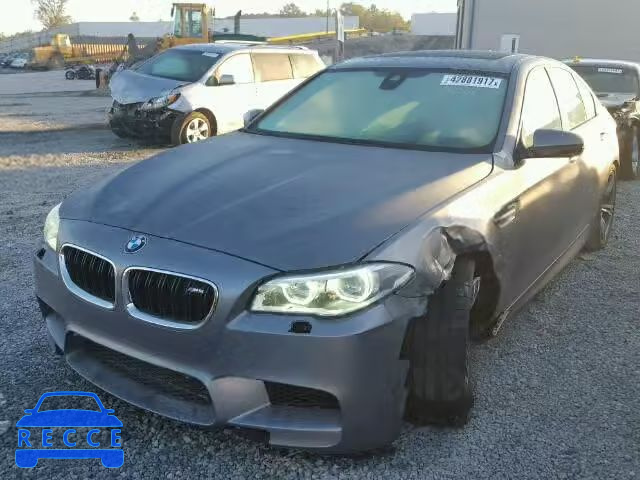 2014 BMW M5 WBSFV9C55ED593001 зображення 1