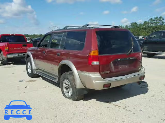 1999 MITSUBISHI MONTERO JA4LS41R4XP032988 image 2