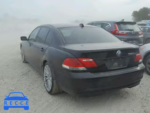2008 BMW 750 WBAHN83538DT78177 image 2