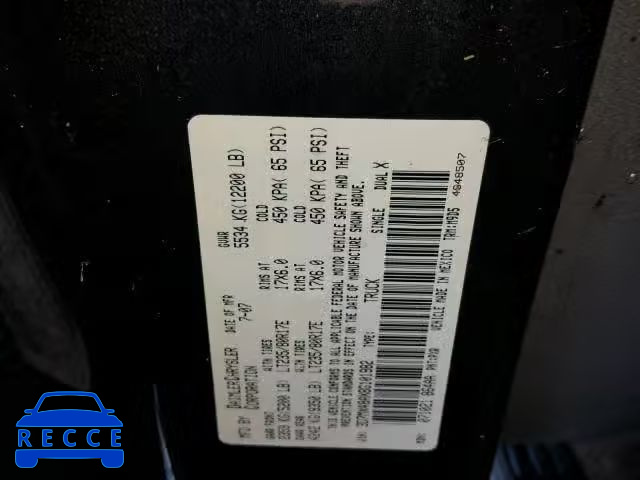 2008 DODGE RAM 3500 S 3D7MX48AX8G101982 image 9