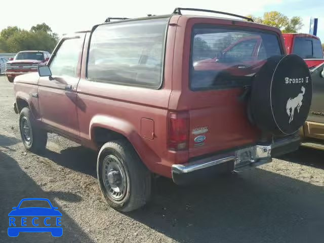 1987 FORD BRONCO II 1FMCU14T7HUB46729 image 2