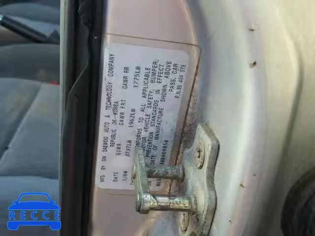 2004 SUZUKI FORENZA KL5JD52Z34K009454 image 9