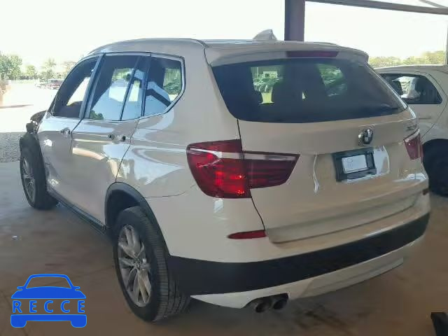 2011 BMW X3 5UXWX5C59BL702442 зображення 2