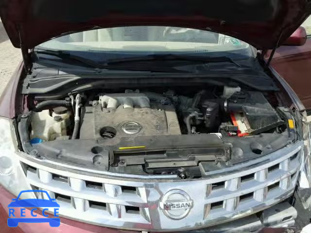 2005 NISSAN MURANO SL JN8AZ08W35W408455 зображення 6