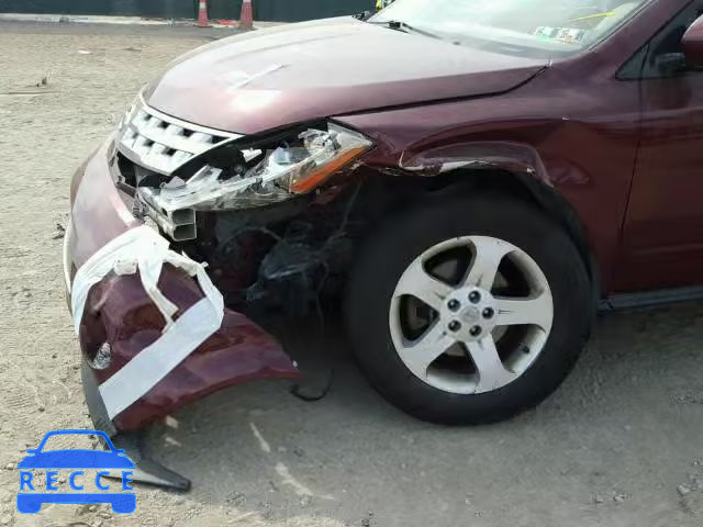 2005 NISSAN MURANO SL JN8AZ08W35W408455 зображення 8