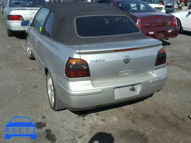 1999 VOLKSWAGEN CABRIO 3VWDB61E3XM814026 image 2