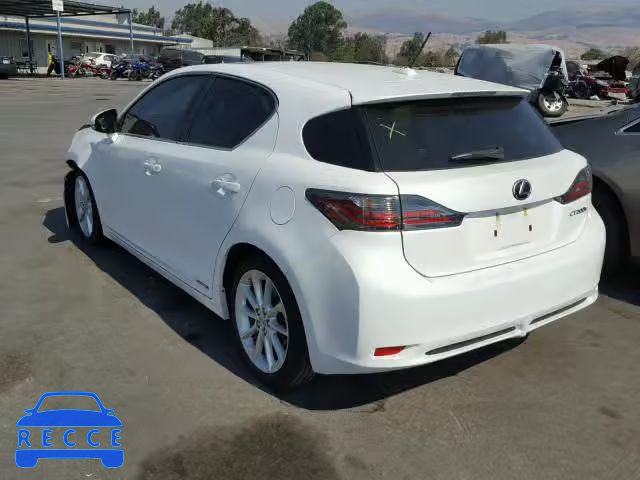 2013 LEXUS CT JTHKD5BH2D2170169 зображення 2