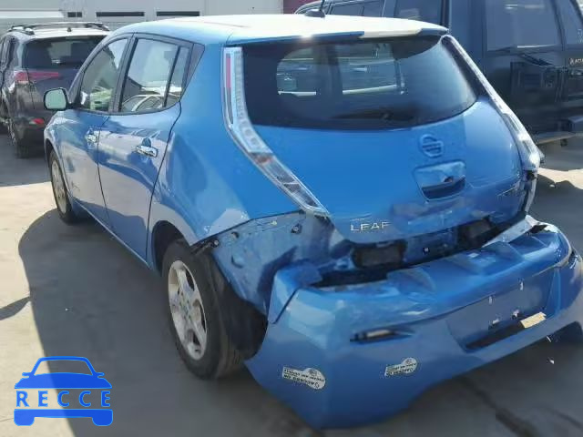 2013 NISSAN LEAF 1N4AZ0CP9DC407876 зображення 2