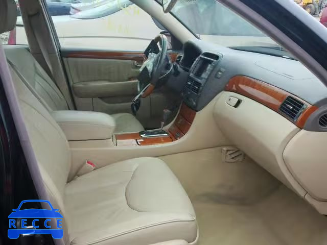 2006 LEXUS LS JTHBN36F965053605 зображення 4